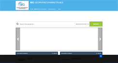 Desktop Screenshot of geophysicsmarketplace.com